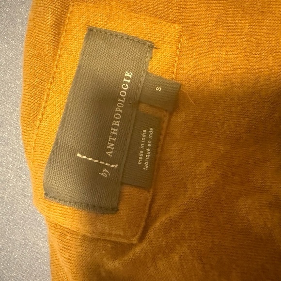 Anthropologie Mustard Tiered Tank Top - Picture 7 of 7